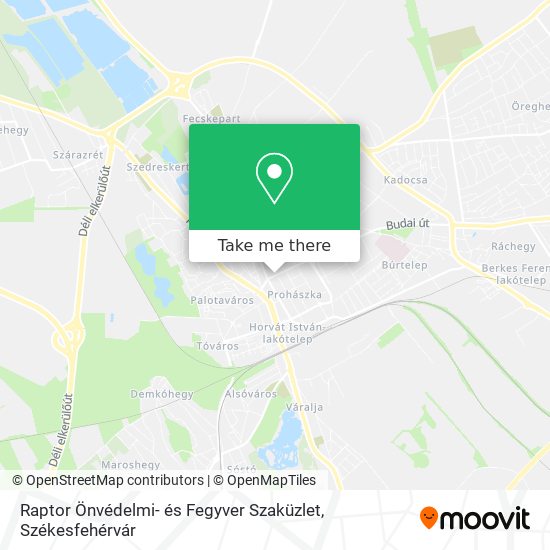 Raptor Önvédelmi- és Fegyver Szaküzlet map