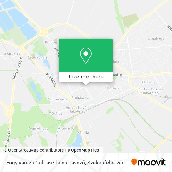 Fagyivarázs Cukrászda és kávéző map