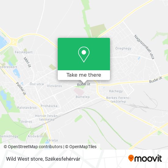 Wild West store map