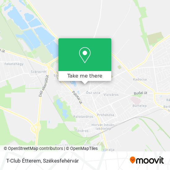 T-Club Étterem map