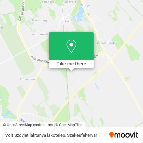 Volt Szovjet laktanya lakótelep map