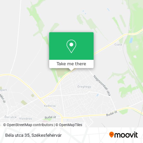 Béla utca 35 map