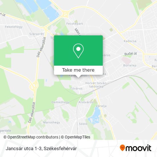 Jancsár utca 1-3 map
