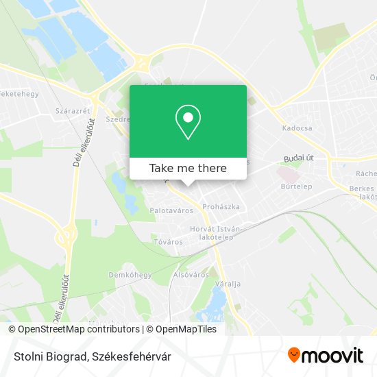 Stolni Biograd map