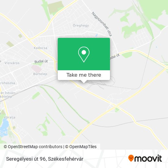 Seregélyesi út 96 map
