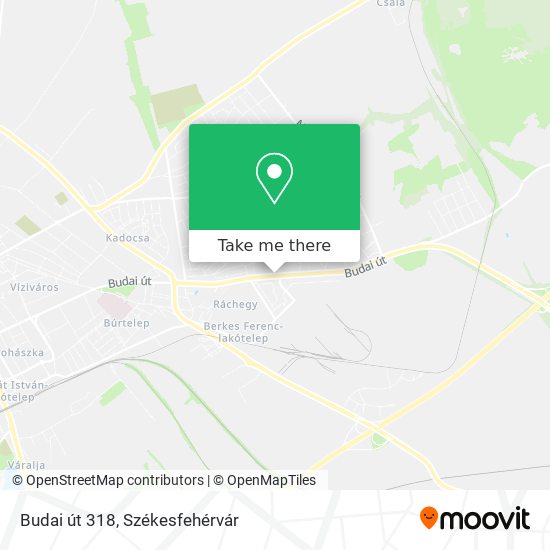 Budai út 318 map