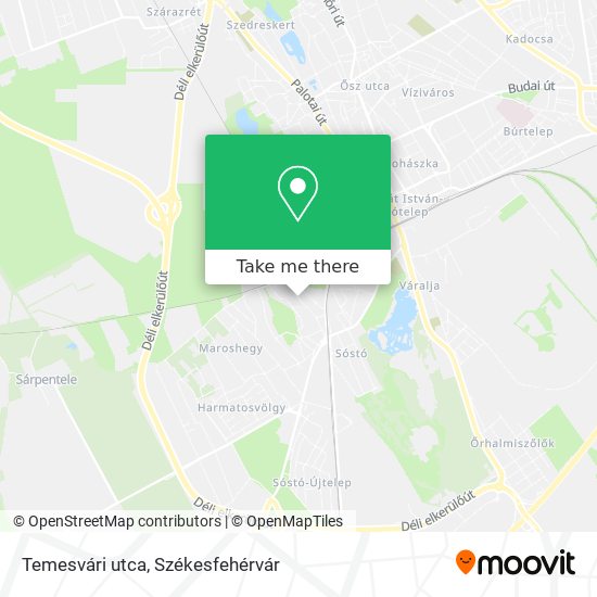 Temesvári utca map