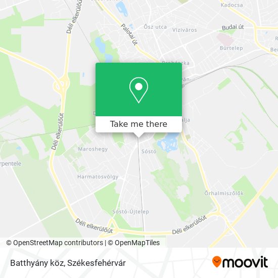 Batthyány köz map