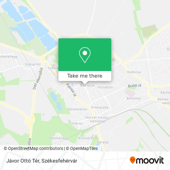 Jávor Ottó Tér map