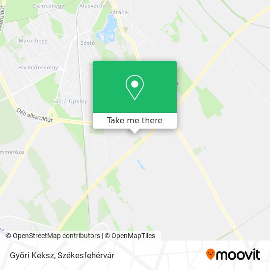 Győri Keksz map