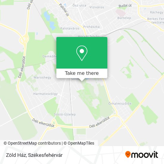 Zöld Ház map