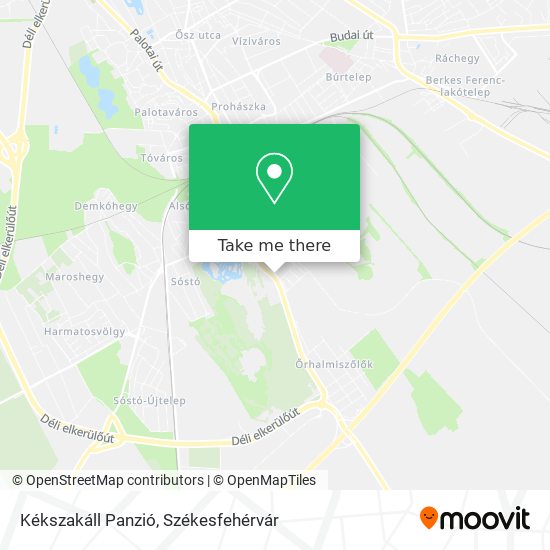 Kékszakáll Panzió map