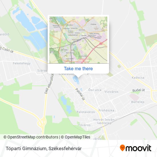 Tóparti Gimnázium map