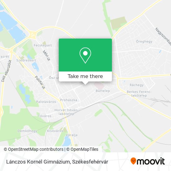 Lánczos Kornél Gimnázium map