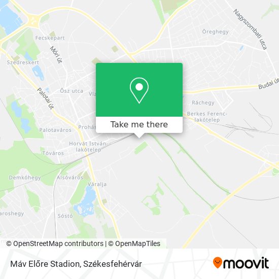 Máv Előre Stadion map