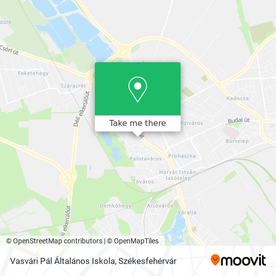 Vasvári Pál Általános Iskola map