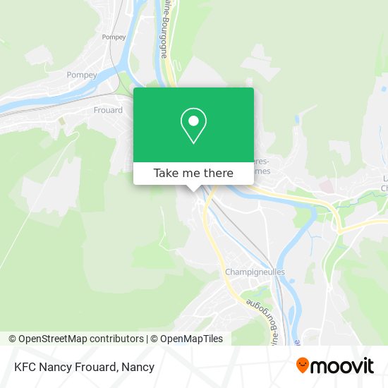 KFC Nancy Frouard map