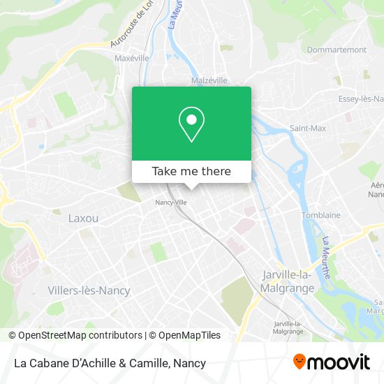 La Cabane D’Achille & Camille map