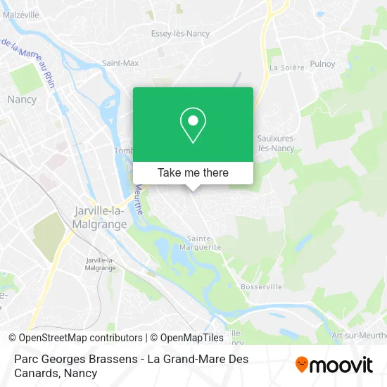 Parc Georges Brassens - La Grand-Mare Des Canards map