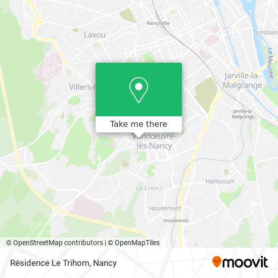 Résidence Le Trihom map