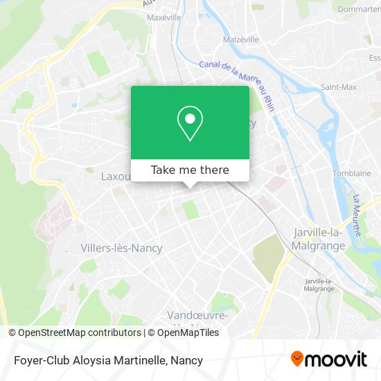 Foyer-Club Aloysia Martinelle map