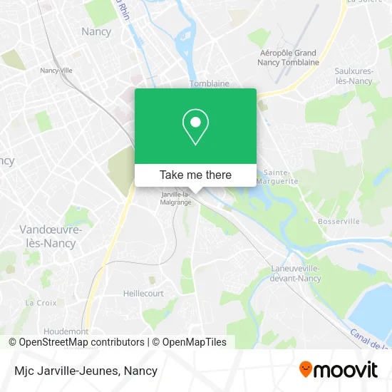 Mjc Jarville-Jeunes map