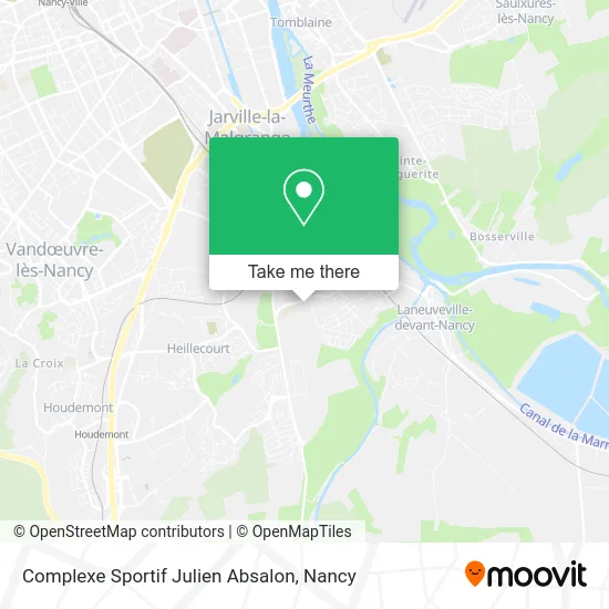 Complexe Sportif Julien Absalon map