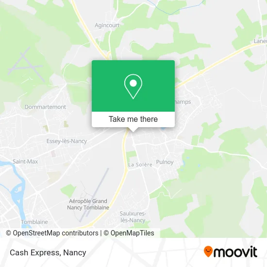 Cash Express map