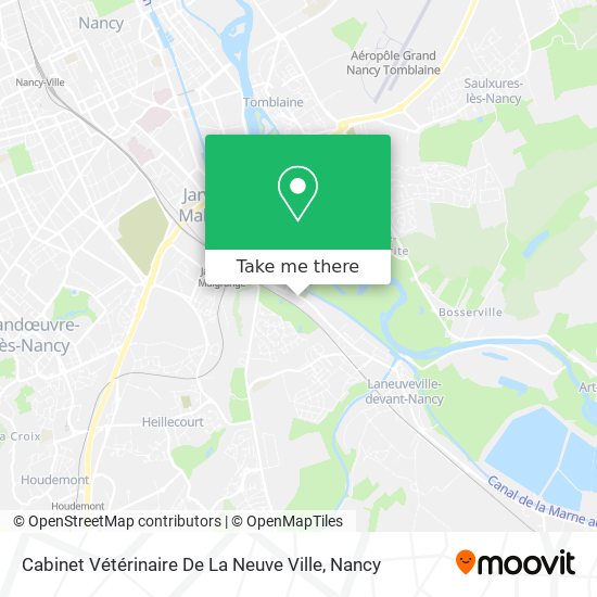 Cabinet Vétérinaire De La Neuve Ville map