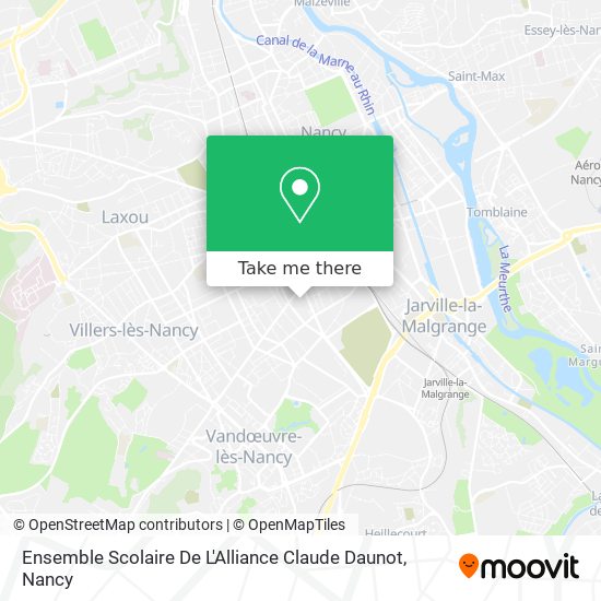 Ensemble Scolaire De L'Alliance Claude Daunot map