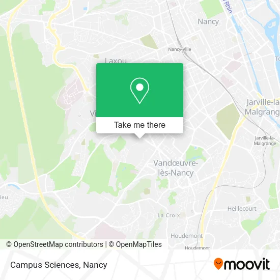 Campus Sciences map