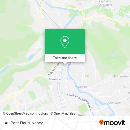 Au Pont Fleuri map