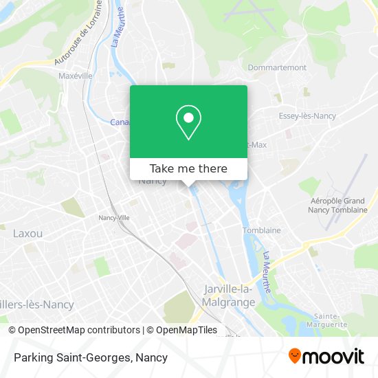 Parking Saint-Georges map