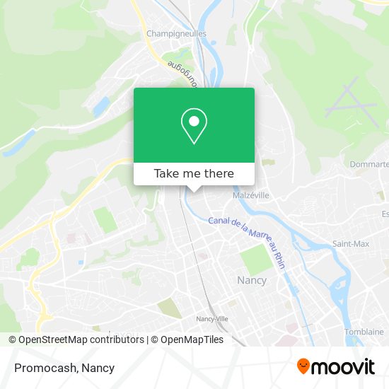 Promocash map