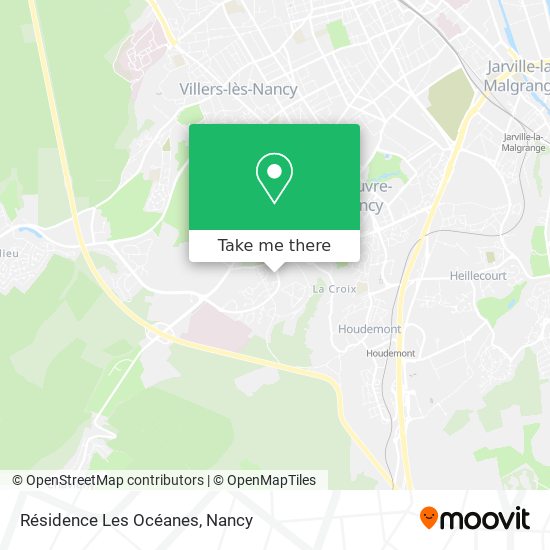 Résidence Les Océanes map
