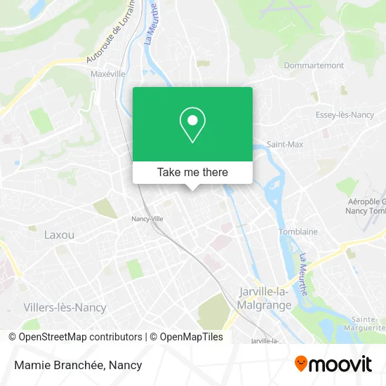 Mamie Branchée map