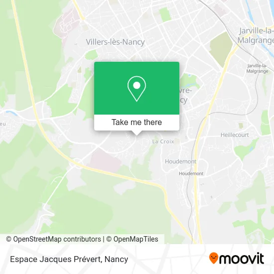 Espace Jacques Prévert map