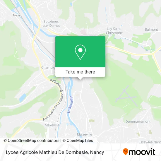 Lycée Agricole Mathieu De Dombasle map