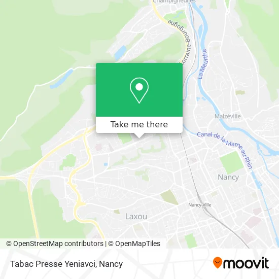 Tabac Presse Yeniavci map