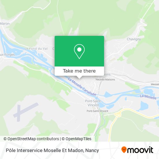 Mapa Pôle Interservice Moselle Et Madon