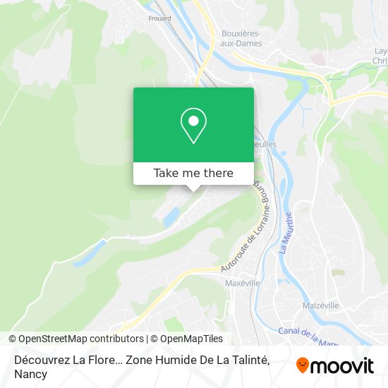 Découvrez La Flore… Zone Humide De La Talinté map