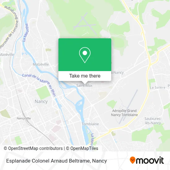 Esplanade Colonel Arnaud Beltrame map
