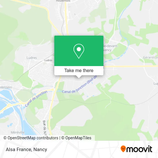 Alsa France map