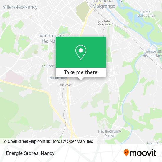 Énergie Stores map