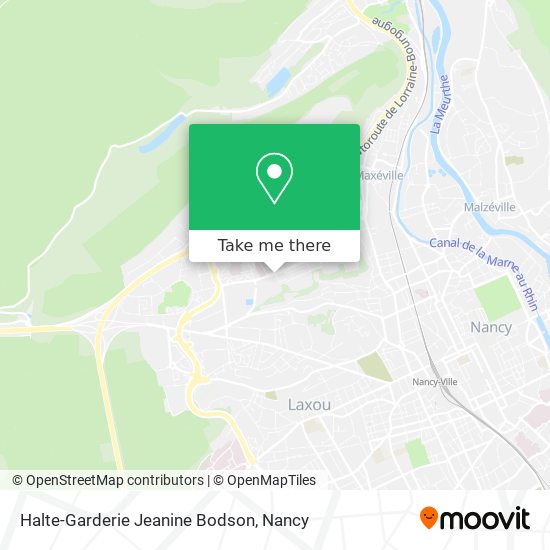 Halte-Garderie Jeanine Bodson map