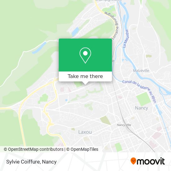 Sylvie Coiffure map