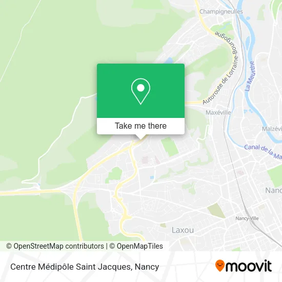 Centre Médipôle Saint Jacques map