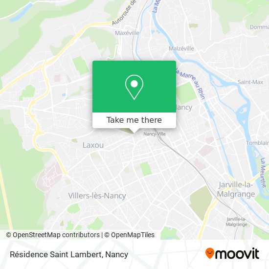 Résidence Saint Lambert map