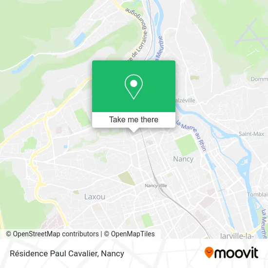 Résidence Paul Cavalier map