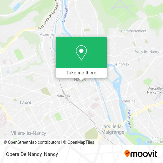 Opera De Nancy map